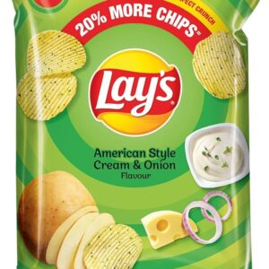 Lays Cream & Onion 20 Rupees Pack